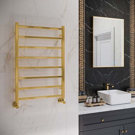 Ватикан П8 500х800 Полотенцесушитель TERMINUS Брашированное золото Шадринск - фото 3 Ватикан П8 500х800 Полотенцесушитель TERMINUS Брашированное золото Шадринск - фото 3